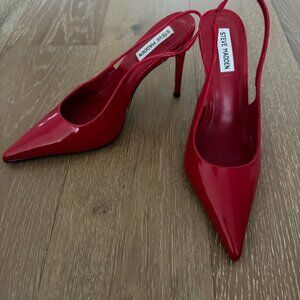 Steve Madden - Reyes Red Slingback Heels